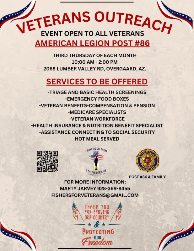 VETERANS OUTREACH – OVERGAARD event photo 1