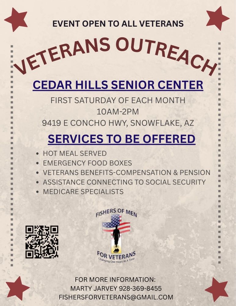 VETERANS OUTREACH CEDAR HILLS SENIOR CENTER event photo 1
